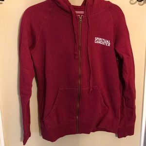 Spiritual Gangster Zip Up Hoodie